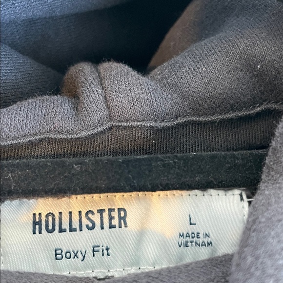 HOLLISTER Red Bull Racing Boxy Charcoal Gray Hoodie • Large - Picture 2 of 12